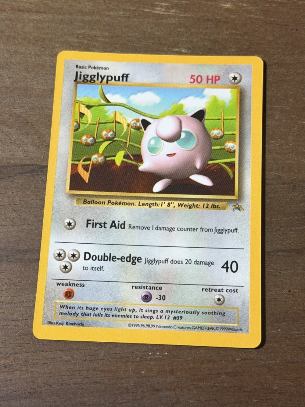 Pokemon Jigglypuff 7 English Raw LP